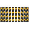 vidaXL Hoekbeschermers reflecterend 80 cm rubber 10 st