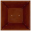 vidaXL Pilaar Plantenbak Zilver 35 x 35 x 73 cm Cortenstaal