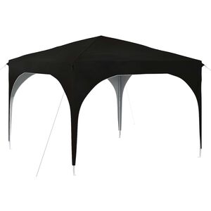 vidaXL Pop-up partytent 290 x 290 x 245 cm Zwart