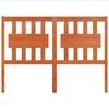 vidaXL Hoofdbord 135 cm massief grenenhout wasbruin
