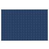 vidaXL Verzwaringsdeken 122x183 cm 9 kg stof blauw