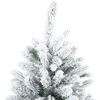 vidaXL Kunstkerstboom met 300 LED met standaard Wit 210 cm PE en PVC
