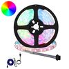 vidaXL LED-strip 12 pcs Zwart en transparant 2100 mm
