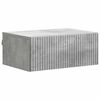 vidaXL Wandbeugel Bedkast Betongrijs 49 x 34,5 x 20 cm Bewerkt hout