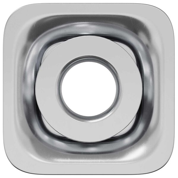 vidaXL Draadbuis Invoeg 2 pcs Zwart en Zilver 15,8 x 15,8 x 22,5 mm