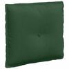 vidaXL Rugkussen Jungle Groen 50 x 45 cm Cordstof