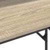 vidaXL Bureau met plank Sonoma Eiken 100 x 50 x 86,5 cm Bewerkt hout