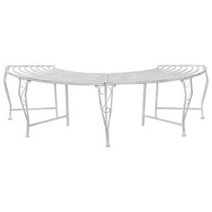 vidaXL Boom bank 4-Aantal zitplaatsen 160 x 80 x 44 cm Staal