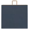 vidaXL Papieren zakken 50 st met hengsels 54x15x49 cm blauw
