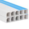 vidaXL Kabelgoot zelfklevend 20x10 mm 10 m PVC