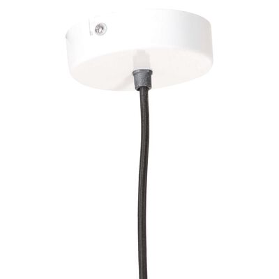 vidaXL Hanglamp rond 25 W E27 28,5 cm wit