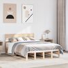 vidaXL Bedframe zonder matras massief grenenhout 120x190 cm