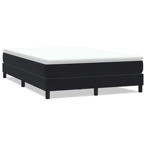 vidaXL Bed boxspring zonder matras 160x220 cm fluweel zwart