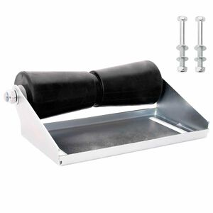 vidaXL Boot Trailer Roller met Beugel 30,5 cm Gegalvaniseerd staal