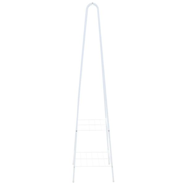 vidaXL Kledingrek 59x35x150 cm wit