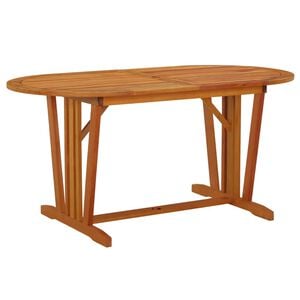 vidaXL Tuintafel 160x85x75 cm massief eucalyptushout