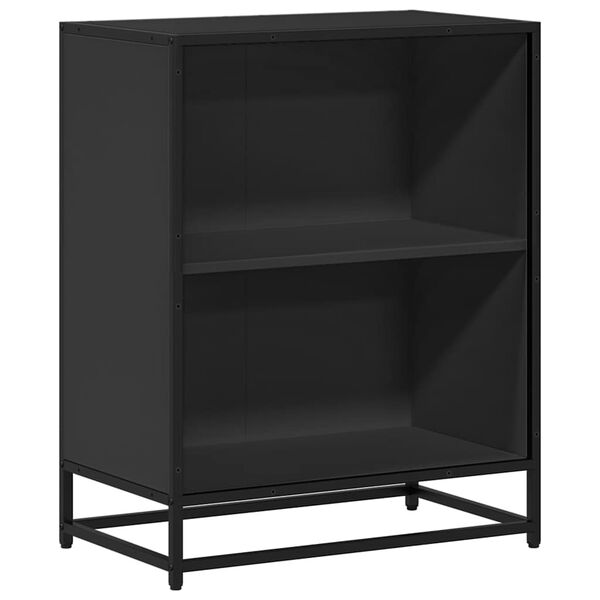vidaXL Boekenkast 60x35x76 cm bewerkt hout zwart