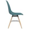 vidaXL Eetkamerstoelen 2 st PP turquoise