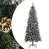 vidaXL Kunstkerstboom Groen 180 cm PVC en Plastic en Staal