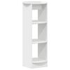 vidaXL Bijzetkast Hoogglans Wit 40 x 40 x 100 cm Geconstrueerd hout