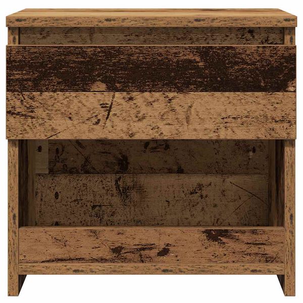 vidaXL Nachtkastjes 2 st 40x30x39 cm bewerkt hout oud houtkleurig