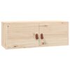 vidaXL Wandkast 80x30x30 cm massief grenenhout
