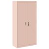 vidaXL Opbergkast Roze 90 x 40 x 180 cm Staal