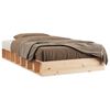 vidaXL Bedframe massief hout 75x190 cm