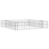 vidaXL Gabion plantenbak verhoogd 100x100x20 cm gegalvaniseerd staal
