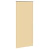 vidaXL Rolgordijn verduisterend 124,4 x 230 cm stofbreedte 120 cm beige
