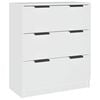 vidaXL Dressoir 60x30x70 cm bewerkt hout wit