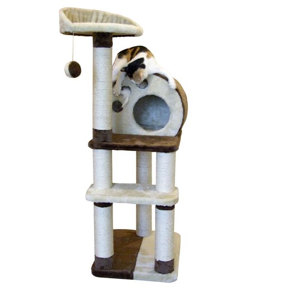 Kerbl Kattenkrabpaal Planet X 127 cm bruin en beige