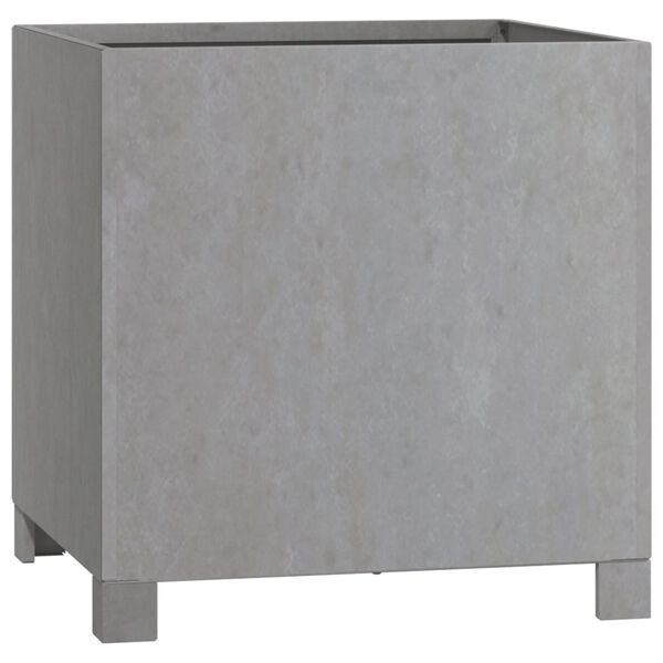 vidaXL Plantenbak met poten roestig 42x40x43 cm cortenstaal