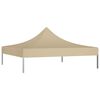 vidaXL Partytentdak 270 g/m&sup2; 2x2 m beige