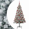 vidaXL Kunstkerstboom met Ballen 120 cm 150 LED's Warmwit