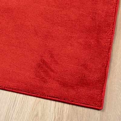 vidaXL Vloerkleed OVIEDO laagpolig 80x150 cm rood