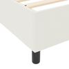 vidaXL Platform bedframe Cr&egrave;me 140 x 200 cm Katoen Stof