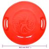 vidaXL Slee rond 66,5 cm PP rood