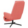 vidaXL Relaxstoel met voetensteun fluweel roze