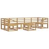 vidaXL Buiten bankenset 8 pcs Wit 59 x 59 x 37 cm Massief Acaciahout