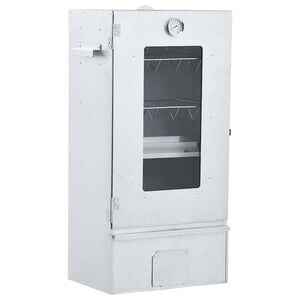vidaXL BBQ-rookoven met 1 kg houtsnippers 44,5x29x83 cm