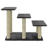 vidaXL Kattenmeubel met sisal krabpalen 50,5 cm donkergrijs
