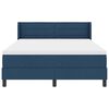vidaXL Boxspringbed met matras Donkerblauw 200 x 160 cm Polyester