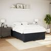vidaXL Bedframe zonder matras 160x200 cm fluweel zwart