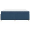 vidaXL Bedframe met matras Blauw 140 x 200 cm Stof