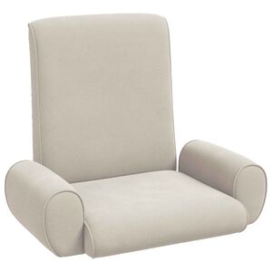 vidaXL Verstelbare vlo stoelen Havermout Grove Fluweel