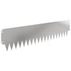 vidaXL Tuinrand 30 st 103 x 25 cm metaal Zilverkleurig