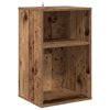 vidaXL Platenkast Oud hout 38 x 33 x 61 cm Bewerkt hout