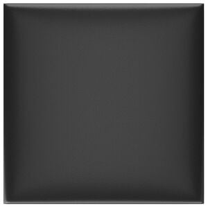 vidaXL Wandhoofdbord 12 st 30 x 30 cm Zwart Stof