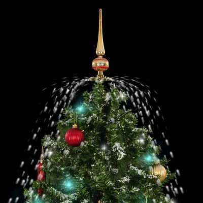 uitvegen Dempsey auditie vidaXL Kerstboom sneeuwend met paraplubasis 140 cm groen online kopen |  vidaXL.be